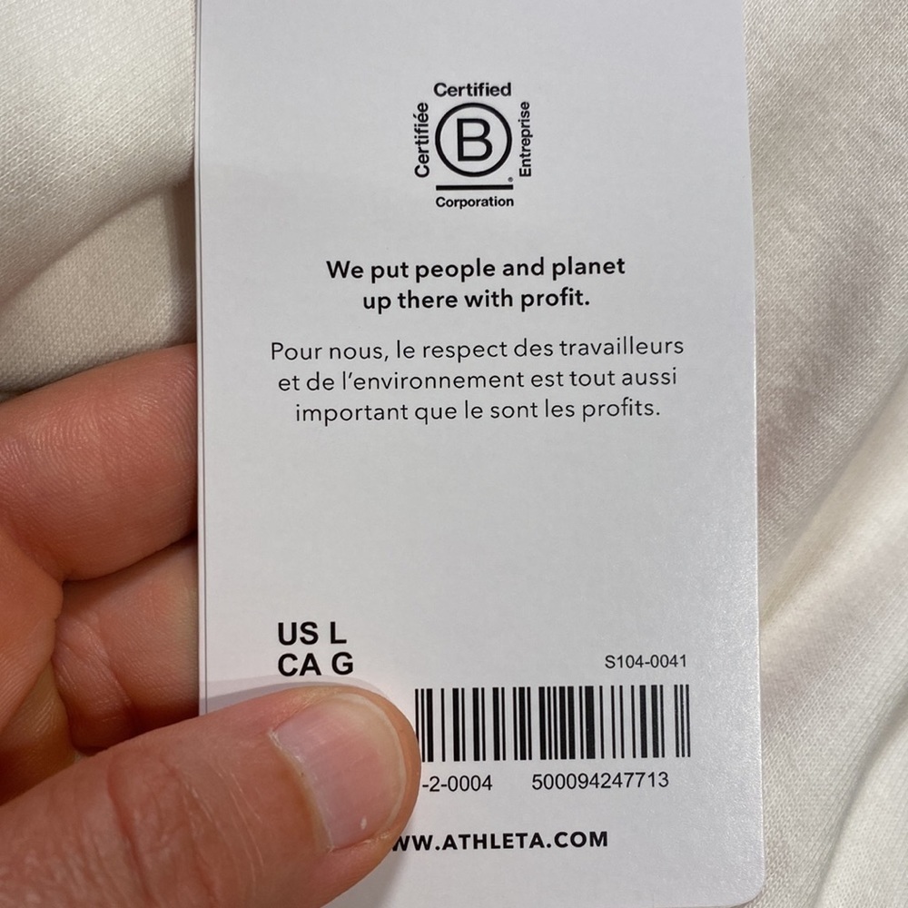 ATHLETA women’s cream super soft cropped Cozy Karma Funnel Neck Sweatshirt - Picture 9 of 11